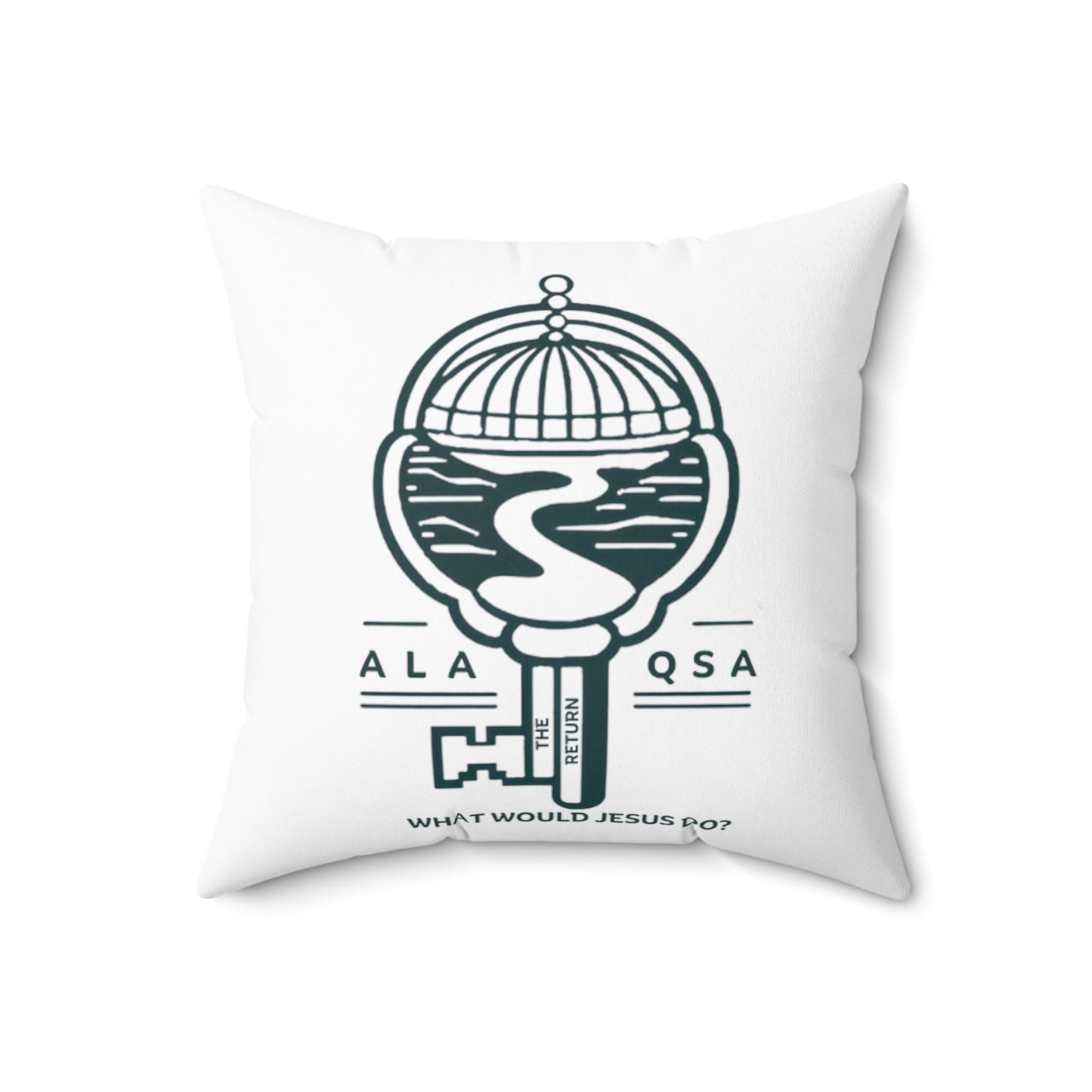 Spun Polyester Square Pillow